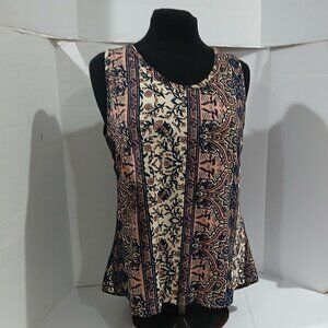 Love Spell women's top blouse floral color size M.